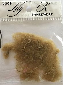16inch Blonde Bun Nets - Bag of 3